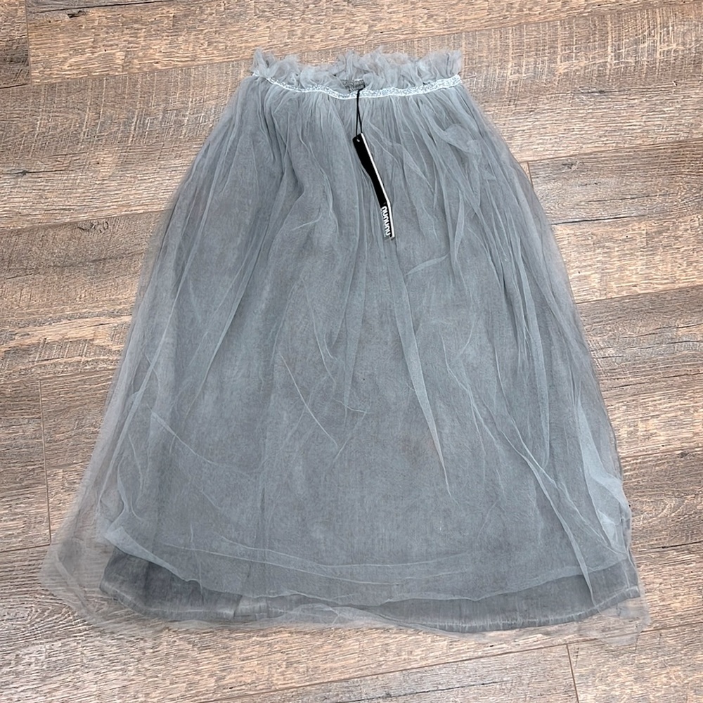 NUNUNU long tulle maxi skirt 8 9